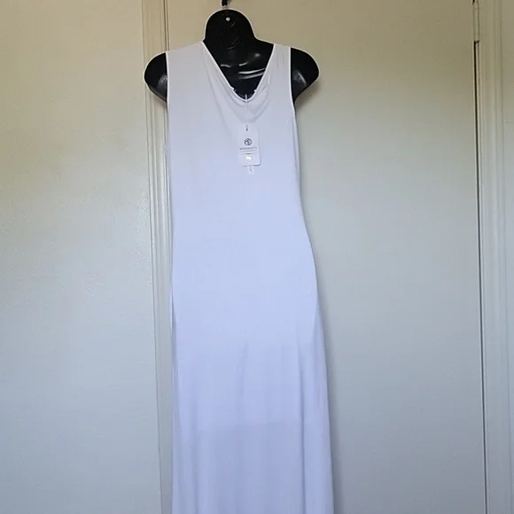 MEROKEETY Women's Sleeveless Bodycon Maxi Dress - Picture 4 of 4